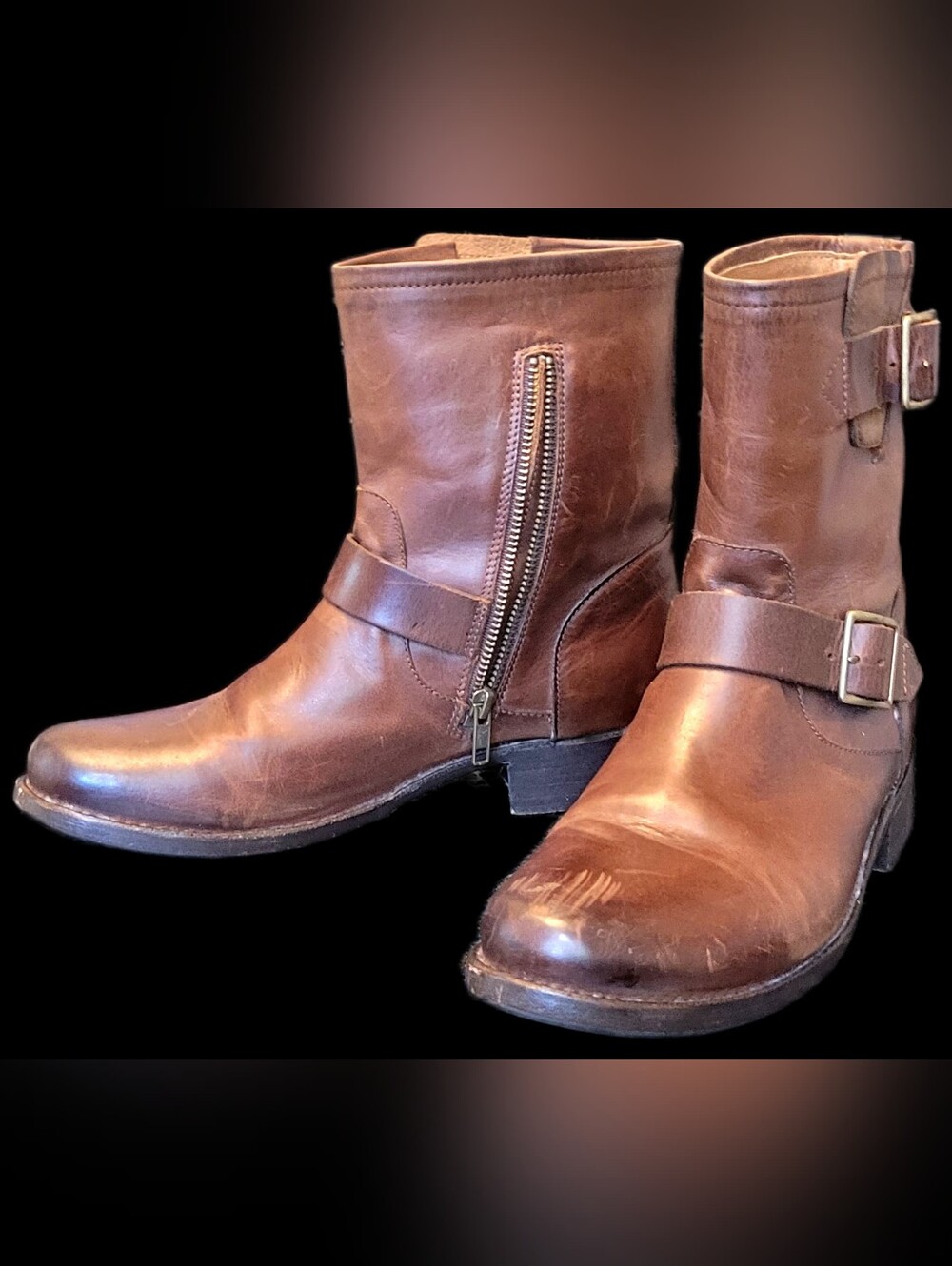 Frye Women's Brown Leather Boots - Picture 3 of 11